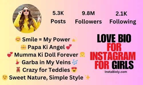 instagram love bio for girls