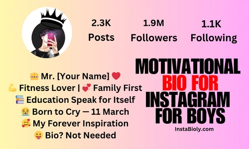 motivational bio for instagram for boys