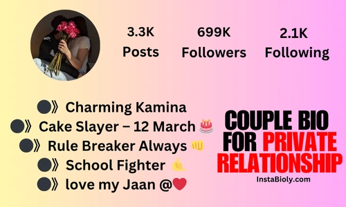 couple bio for private relationship