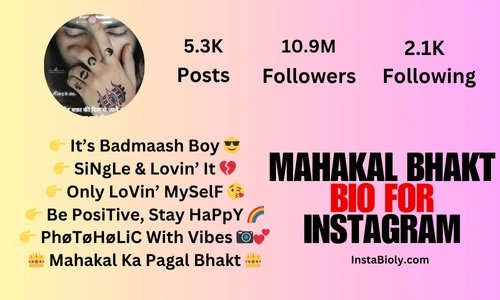 mahakal bhakt bio for instagram