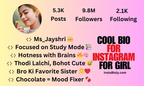 cool instagram bio for girls simple