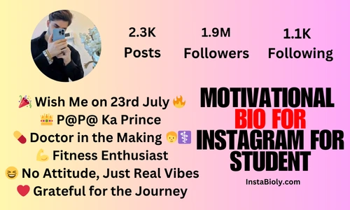 motivational bio for instagram for students