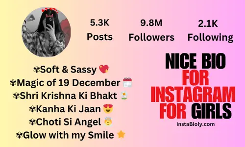 nice bio for instagram for girls
