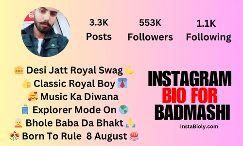 instagram bio in punjabi badmashi