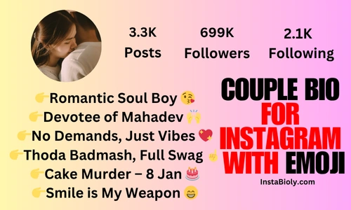 couple bio for instagram with emoji