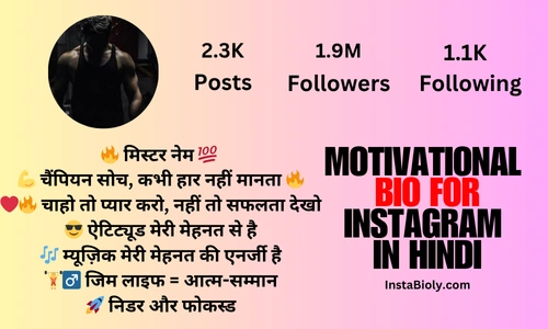 motivational bio for instagram hindi