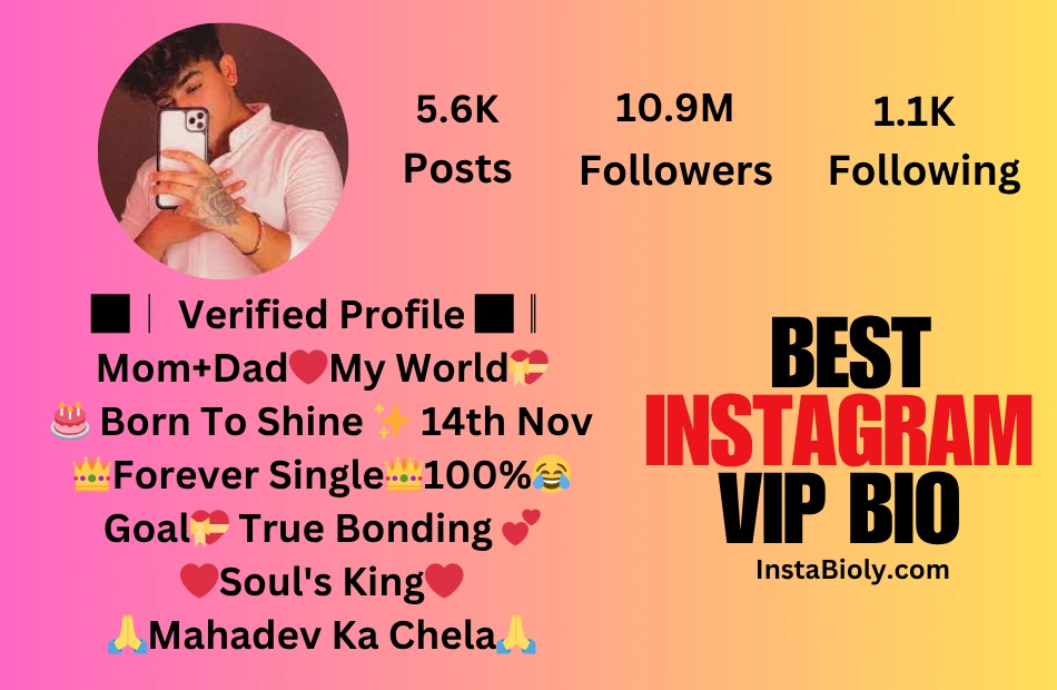 instagram vip bio
