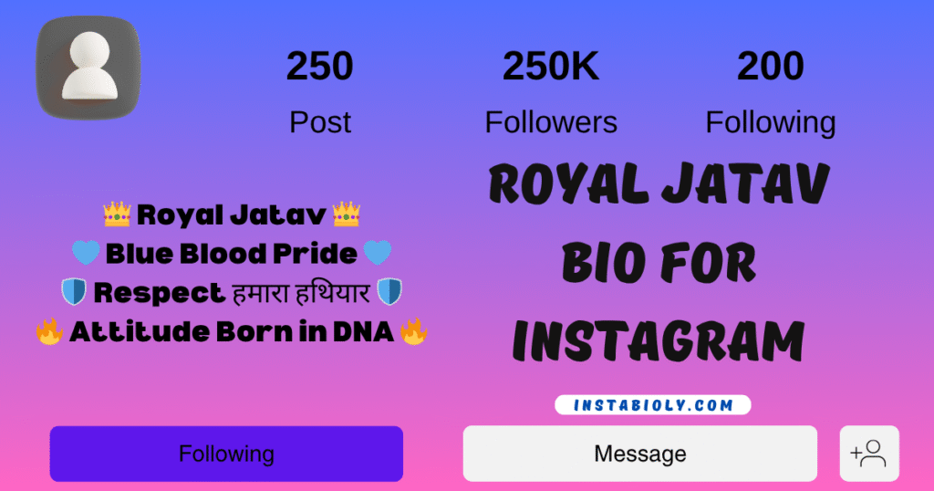 310+ Royal Bio for Instagram – Best Classy & Stylish Bio Ideas for Boys & Girls 12 royal jatav bio for instagram